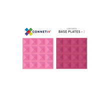 Load image into Gallery viewer, Connetix 2 Piece Base Plate Pink & Berry Pack