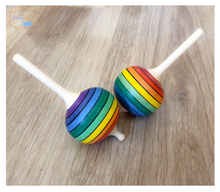 Load image into Gallery viewer, The Mader Lolly Spinning Top Rainbow