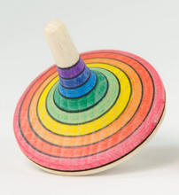 Load image into Gallery viewer, The Mader Large Rallye Spinning Top Rainbow