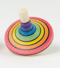 Load image into Gallery viewer, The Mader Small Rallye Spinning Top Rainbow