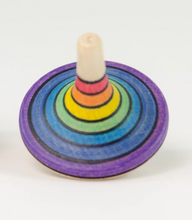 Load image into Gallery viewer, The Mader Small Rallye Spinning Top Rainbow