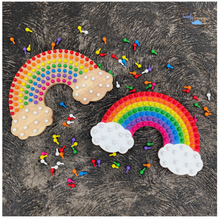 Load image into Gallery viewer, Rainbow Peg Board (Classic)