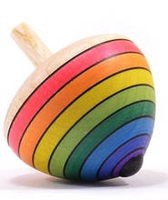 Load image into Gallery viewer, Mader Rainbow Egg Spinning Top