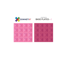 Load image into Gallery viewer, Connetix 2 Piece Base Plate Pink &amp; Berry Pack

