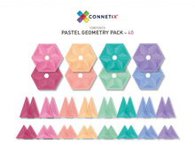Load image into Gallery viewer, Connetix 40 piece Pastel Geometry Pack
