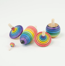 Load image into Gallery viewer, The Mader Spinning Top Learning Set Rainbow
