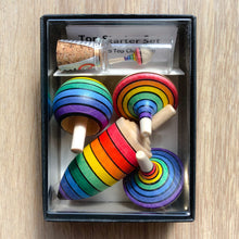 Load image into Gallery viewer, The Mader Spinning Top Learning Set Rainbow
