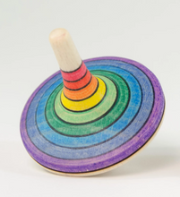 Load image into Gallery viewer, The Mader Large Rallye Spinning Top Rainbow
