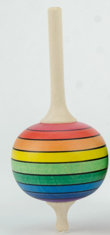The Mader Lolly Spinning Top Rainbow