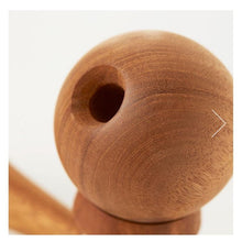 Load image into Gallery viewer, KROM DELUXE - MAHOGANY NATURAL KENDAMA

